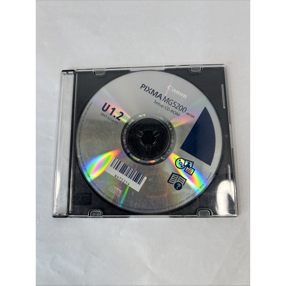 Canon Pixma MG5200 Series Setup CD-ROM Only